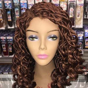 🆕 Curly Faux loc lace part wig